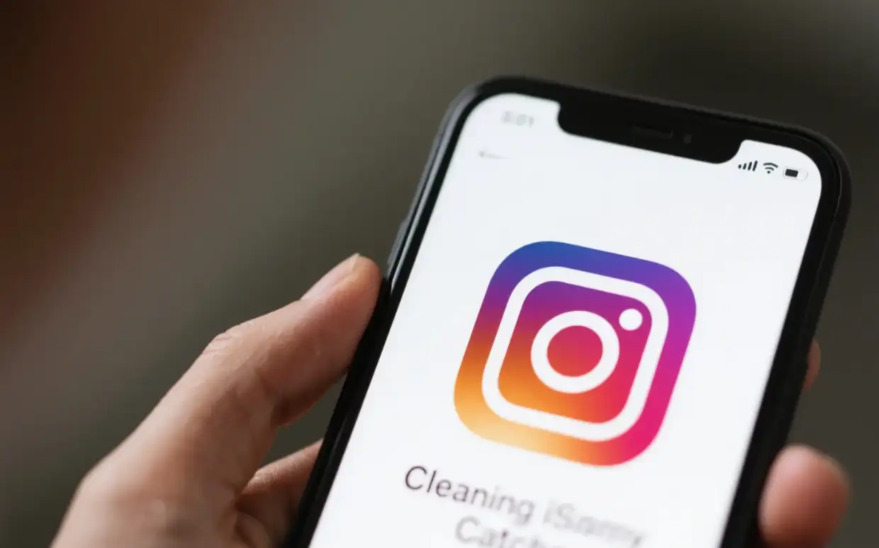 What does clearing Instagram cache do